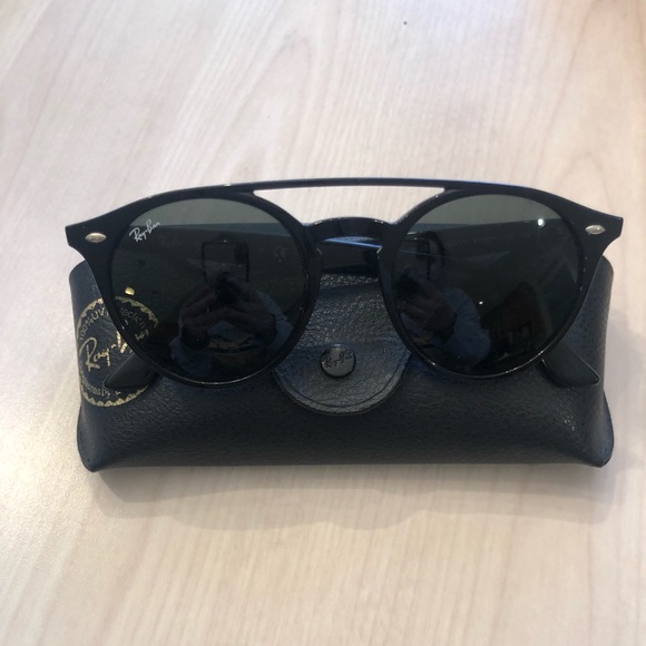 ray ban blaze double bridge black